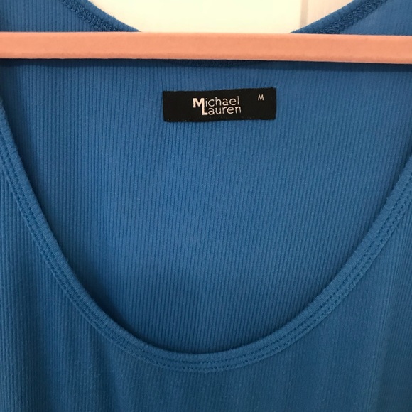 Michael Lauren Brant Tank in Blue. Only worn once! - Picture 2 of 2